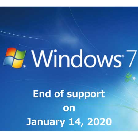 Windows 7 2020年1月14日サポート終了